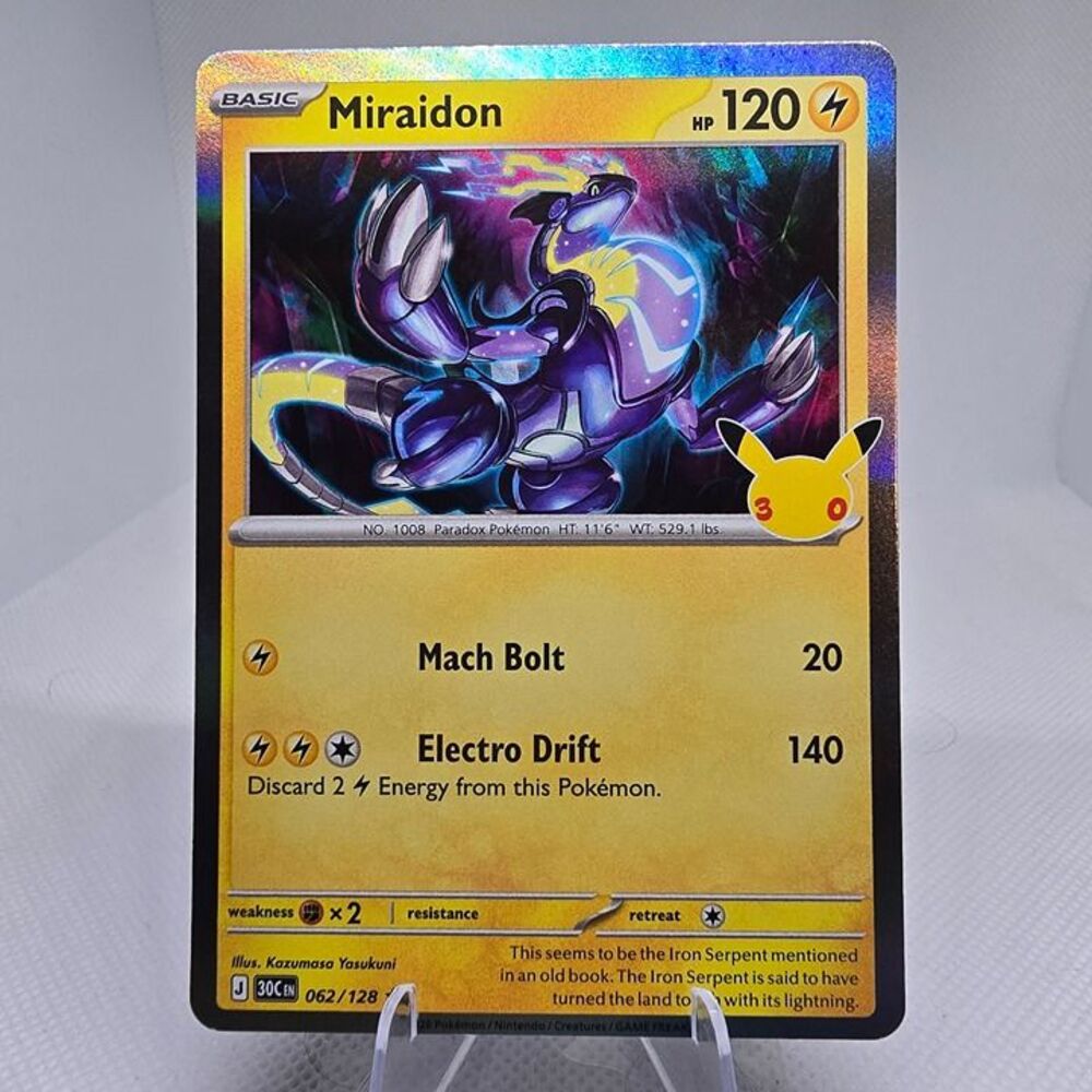 Miraidon #62 Pokemon 30th Celebration